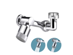 Extensor De Grifo Giratorio De 1080 Grados Con Filtro Antisalpicaduras, Universal Para Cocina Y Baño.