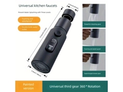 Adaptador - Adaptador Extensor Para Grifo De Cocina Es Compatible Con El 99% De Los Grifos Y Ofrece Tres Modos: Versatilidad, Durabilidad, C