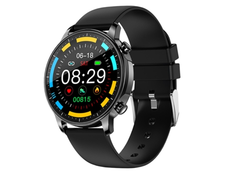 Reloj inteligente, IP67 resistente al agua, rastreador de ejercicios, negro VEANXIN