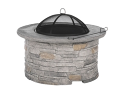 Pozo de fuego BELIANI Tambora de MgO Gris 92x92x48