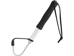 Anzuelo Retráctil De Acero Inoxidable Con Mango Suave, 120 Cm.