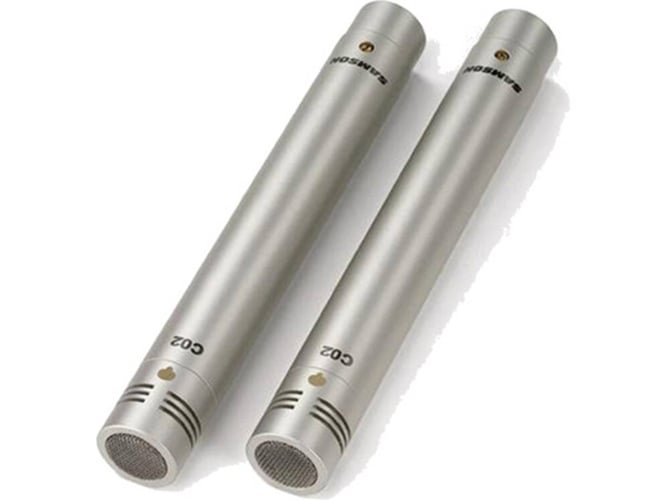 Pack 2 Micrófonos SAMSON C02 (Con Cable - Frecuencia: 40 Hz-20 kHz)