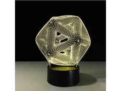Yncm2026-luz Nocturna 3d Led Star Wars Death Star Con Control Remoto Y Toque Sensible 7 Colores Para Hogar Y Regalo