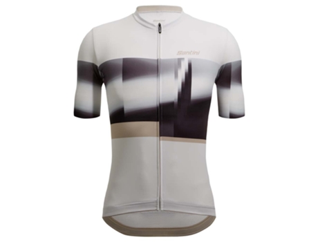 Jerseys SANTINI Camisola Manga Curta Mirage Branco L Homem