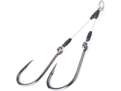 Juego De Anzuelos Portátiles Moisture Circle Fish 100/120/150 Libras, Jig Metal Con Doble Anzuelo Acero Alt...