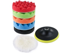 Kit De Esponjas Para Pulir, 7 Almohadillas Para Pulir Coches (5 Pulgadas)