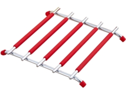 Salvamanteles de acero inoxidable con cubierta de silicona roja antideslizante y resistente al calor, ideal para Vayotoy.