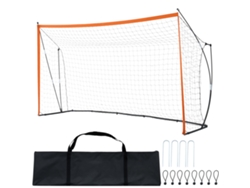 Portería de fútbol portátil Succebuy de 3,6 x 1,8 m para niños, con bolsa de transporte, para patio trasero