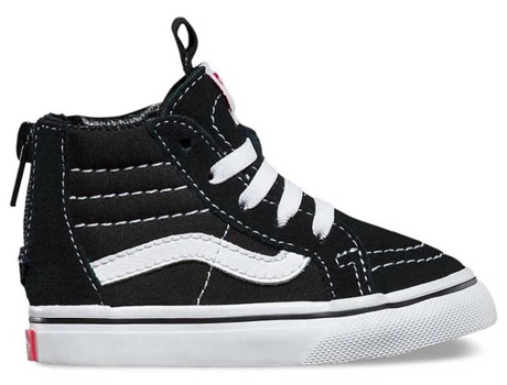 Zapatillas VANS Sk8-Hi Zip - Niños (24.5 - Blanco)