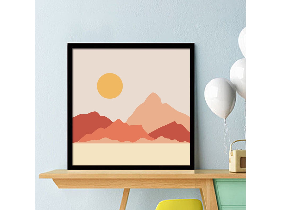Kit De Pintura Digital Diy Para Niños Con Marco, 20x20cm, Para Decorar La Sala De Estar Y El Dormitorio.