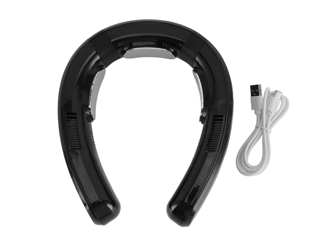 Ventilador de cuello portátil Black Semiconductor con aire acondicionado