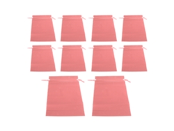 Bolsa de almacenamiento de 10 piezas, plegable, impermeable, lavable, resistente y duradera, con cordón para viajes escolares.