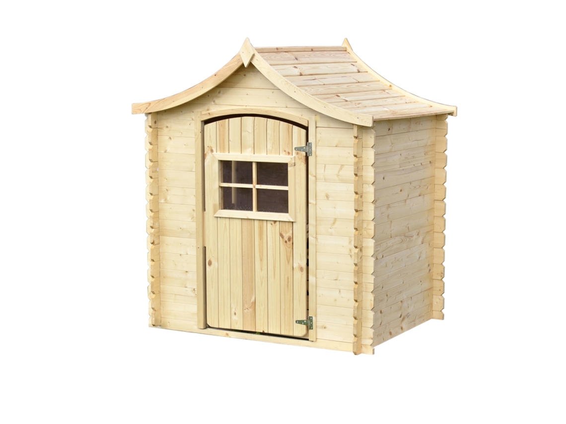 Caseta Infantil TIMBELA de Madera M550-1 Sin Suelo (1,1 M² - 146 x 112 x 152 cm)