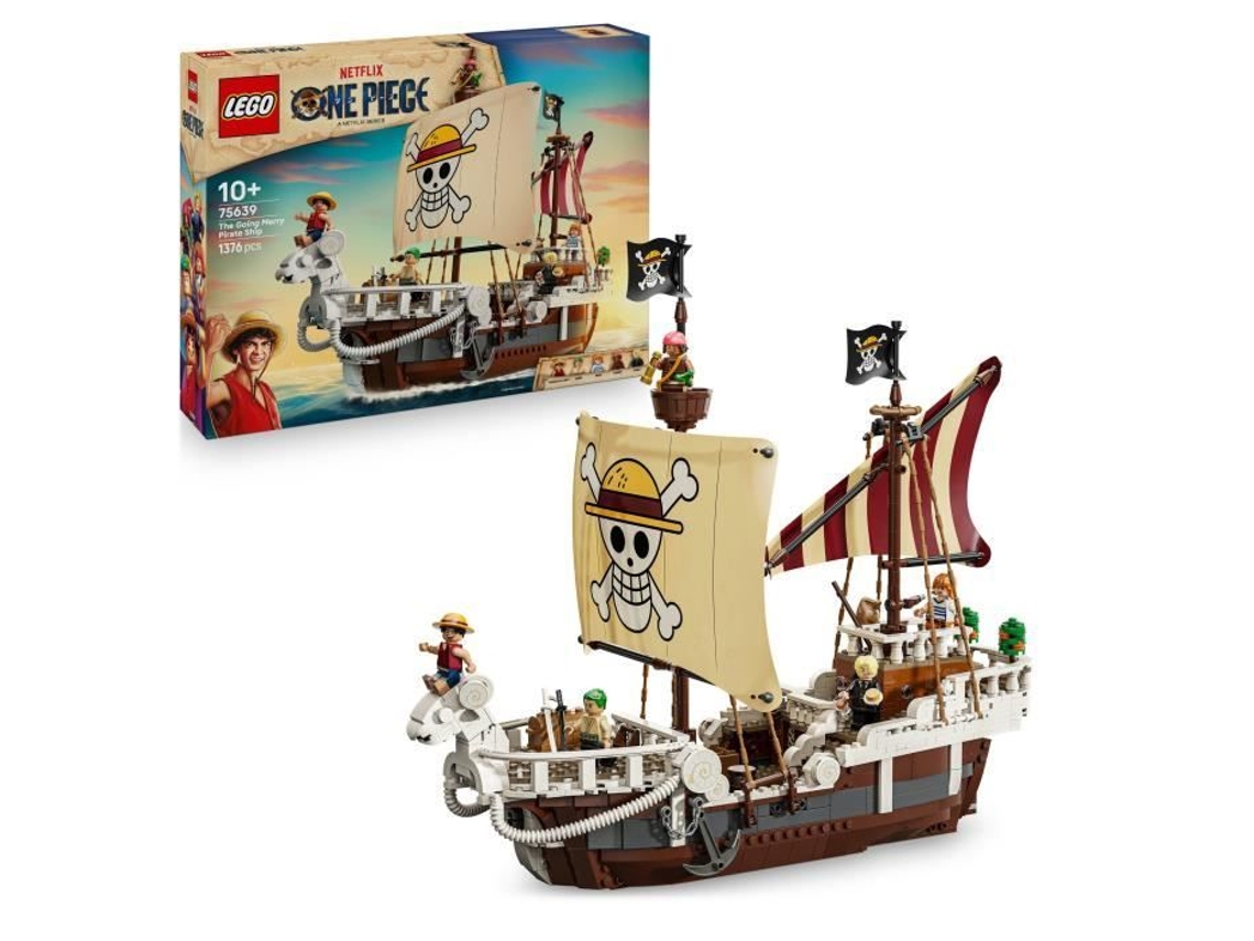 LEGO One Piece: El Barco Pirata Going Merry - 75639 (1356 piezas)