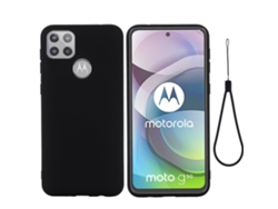 Funda Carcasa Negra Para Motorola Motorola Moto G 5g Silicona Textura Suave Negro