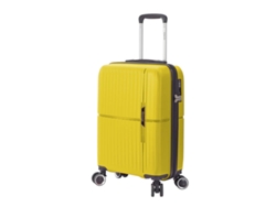 Maleta de cabina / Trolley 55cm 4 ruedas Bz5754 Amarillo Benzi