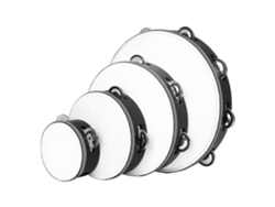 Pandereta 4 Piezas Campanas De Metal De Abedul Pandereta De Manivela Instrumentos De Percusión Adecuados Para Fiestas CUICH
