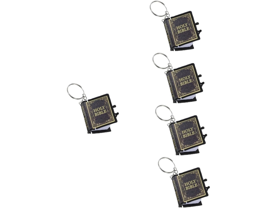 Nuobesty 50 Miniaturas De Chaveiros Bíblicos Com Versículos Para Eventos