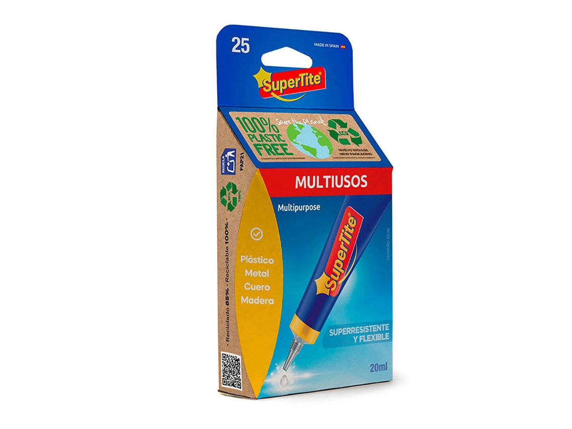 Adhesivo Instantáneo Supertite 2725 Multiusos (20 ml)