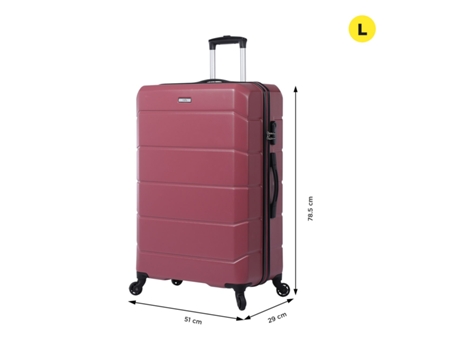 Maleta Rígida Grande Deco Rose Rayatta