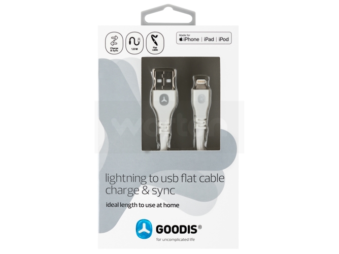 Cable GOODIS USB (iPad - Lightning - USB) — USB - Lightning | 1.8 m