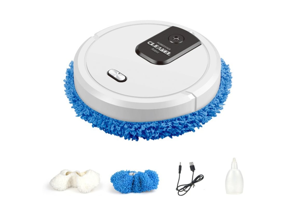 Aspiradora Robótica Inteligente Con Humidificador Portátil Y Diseño Multifuncional Para La Limpieza De Suelos.
