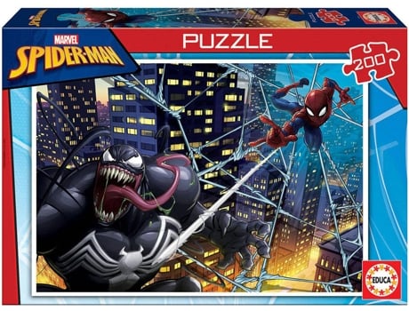 Puzzle EDUCA 200 Spiderman (Edad Mínima: 3 Años - 200 Piezas)