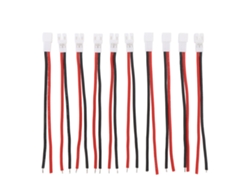 10 Cables Con Conector Hembra Ph2.0 De 85 Mm Para Conexión De Esc De Motores Rc 030, 050, 180 Y 370.