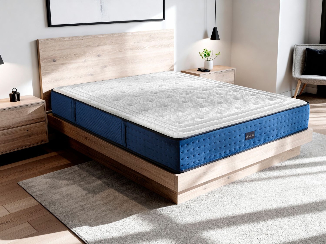 Colchón De Espuma Shaula Elysium 105x190 Cm – Altura 30 Cm Con 2 Cm De Visco A Cada Lado