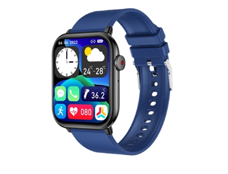 Reloj inteligente con pantalla grande de 1,96 pulgadas para mujer, Monitor de oxígeno y temperatura corporal, asistente de voz, reloj inteligente S...