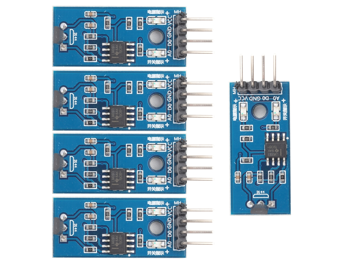 Módulo sensor de velocidad de efecto Hall 3144e (5 unidades) - 3,3-5 V