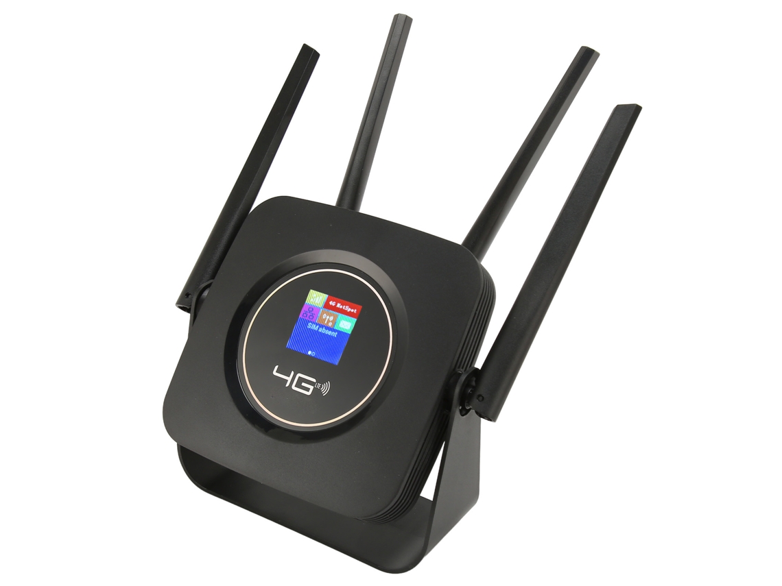 Router 4G LTE (alta velocidad 300 Mbps, punto de acceso Wi-Fi móvil)