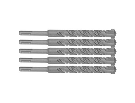 5 Piezas 2 Flautas 2 Taladros Espirales Taladros Percutores con Punta de Carburo 2 Brocas Taladro Martillo Rotatorio HURRISE de 18 Mm