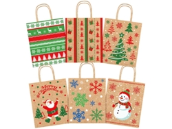 24 Piezas Bolso De Mano Navidad