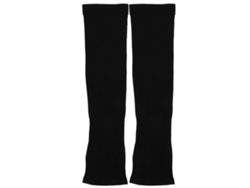 Brazaletes unisex de verano en seda fresca con aberturas para los dedos, color negro.