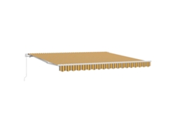 Maison Exclusive - Toldo Retráctil Multicolor 400 X 350 Cm Poliéster Y Aluminio