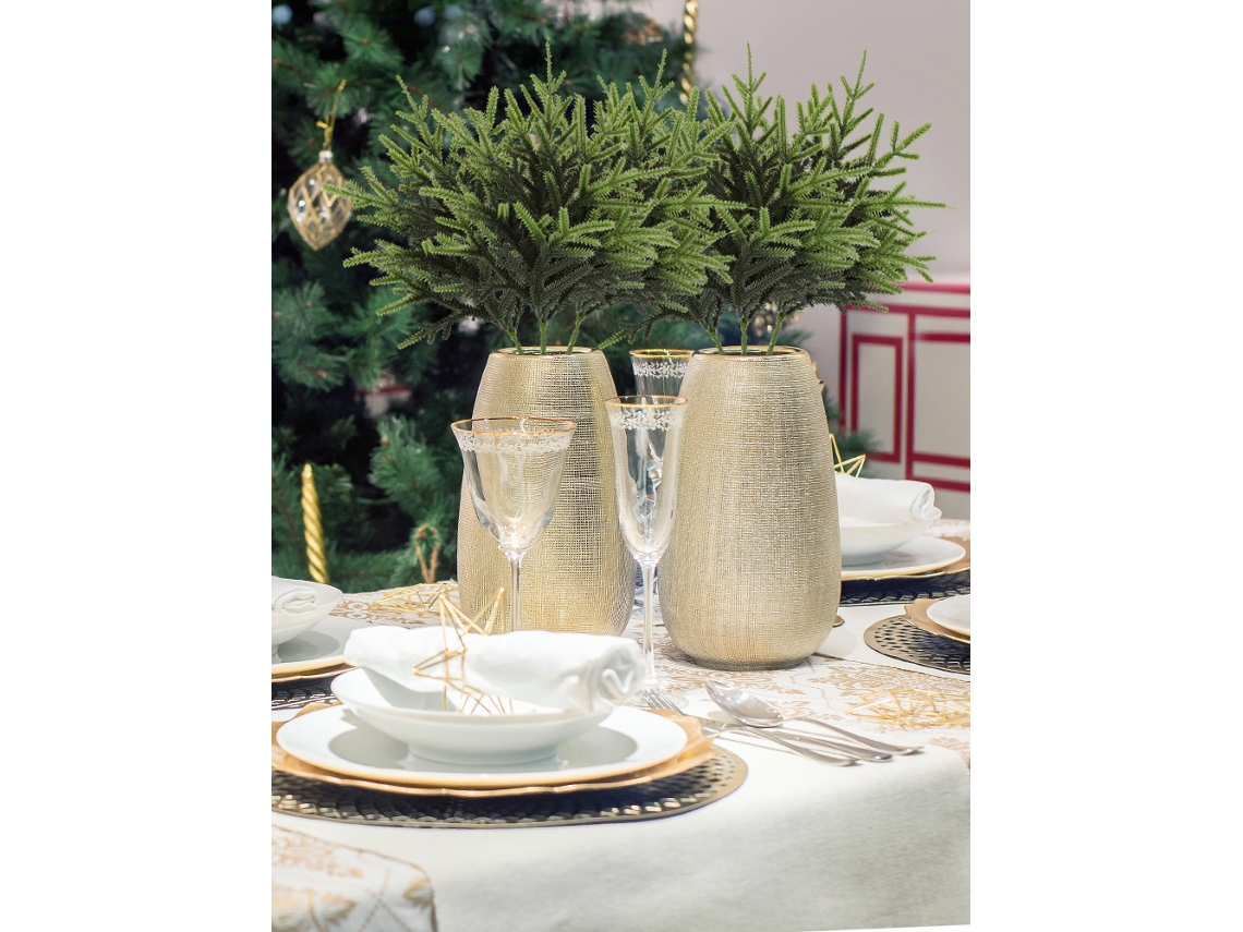 Pequeño ciprés artificial de Navidad para decoración