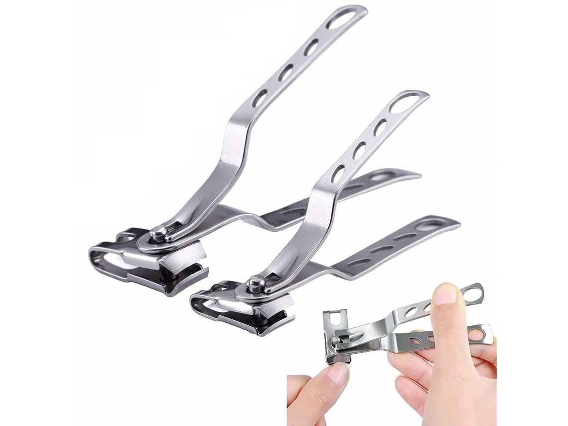 Cortauñas Para Uñas Gruesas Pack De 2 Plata