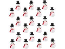 20 Figuras Miniatura De Resina Para Decoraciones Navideñas Hechas En Casa.