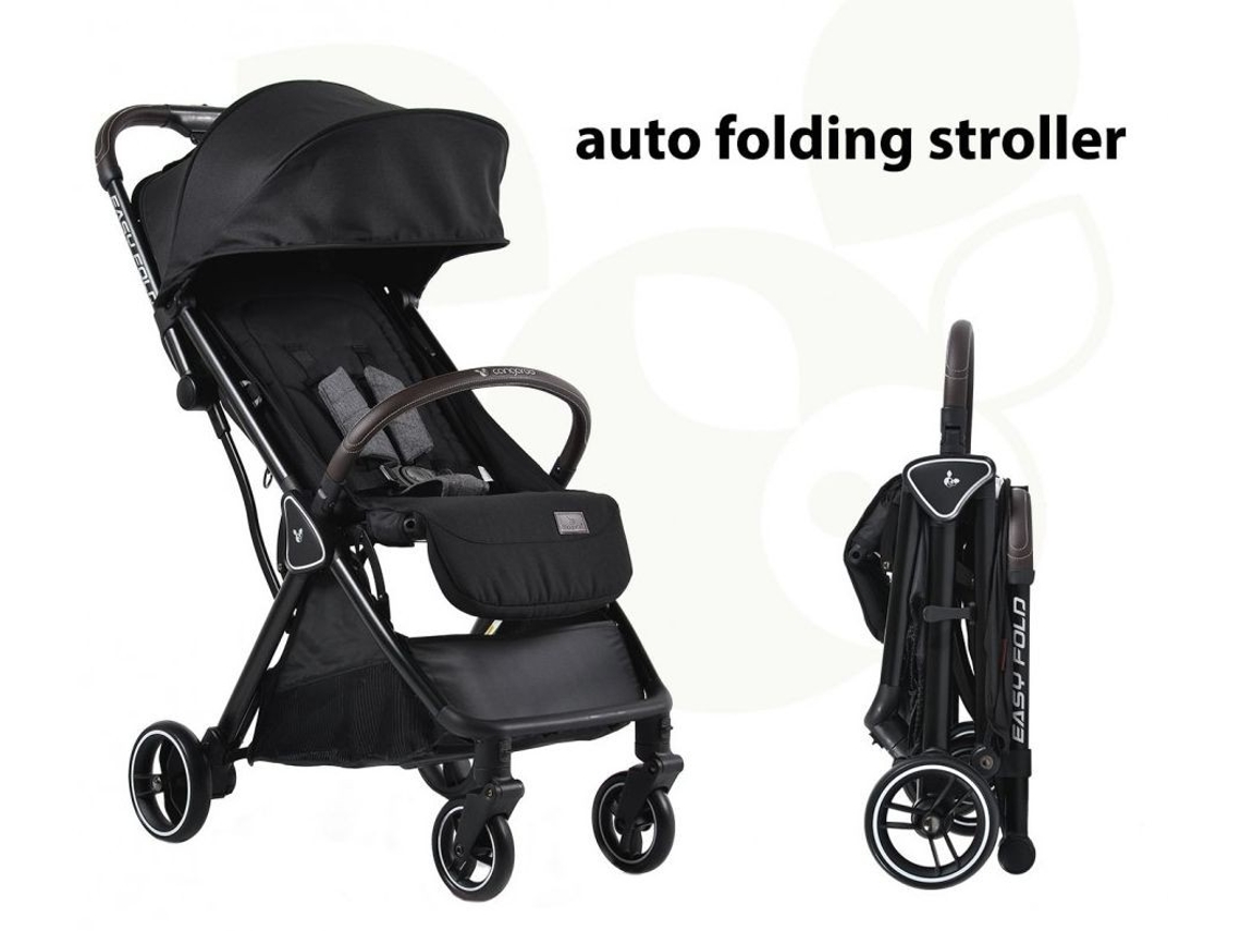 Silla de paseo EASY FOLD ON hasta 22 kilos de MONI black CANGAROO