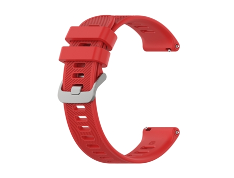 Correa de reloj inteligente para Garmin Forerunner 158/55 Correa de silicona de sarga (Rojo)