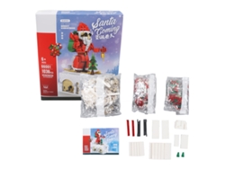 Kit de bloques educativos navideños de Papá Noel, 1038 piezas