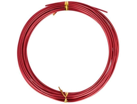 Alambre de Aluminio ARTEMIO (5 M x 1,5 mm - Rojo)