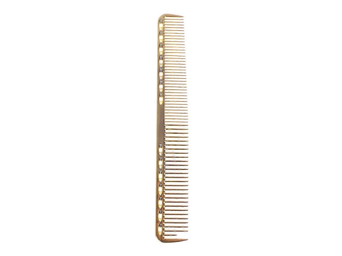 Rebe-peine De Pelo De Aluminio Antiestático Para Peluqueros Cortar Cabello Metal Estilo Moderno Corto Oro