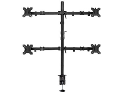 Soporte de Mesa para Pantallas Planas EWENT EW1514 81,3 cm (32") Fijación/Atornillar Negro