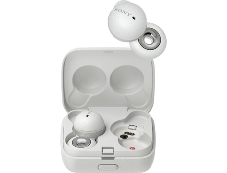 Auriculares Bluetooth True Wireless SONY LinkBuds WFL900 (In Ear - Micrófono - Blanco)
