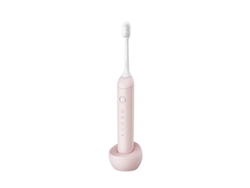 Cepillo de dientes eléctrico con levitación magnética S1808, color rosa crema. Para adultos, cerdas suaves, recargable. Sfushos