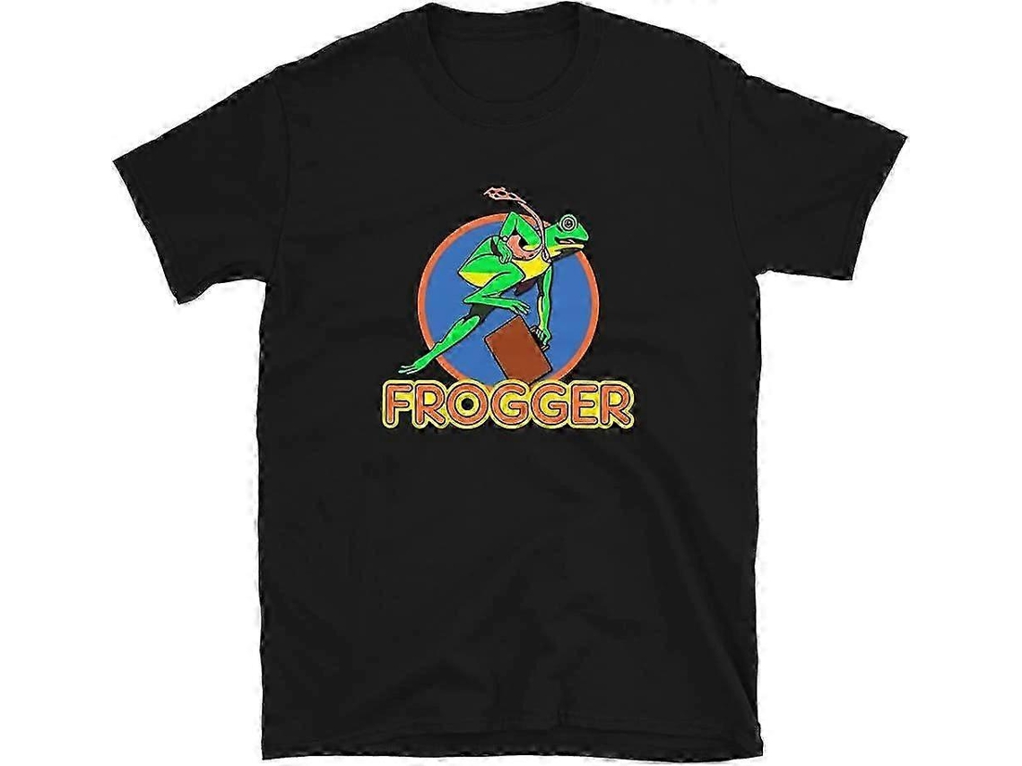 Mod.5 Arcade Frogger Videojuego Juego Retro Vintage 80s Gaming Console Aliens 8-bits Gamer Camiseta Retro Material De Moda