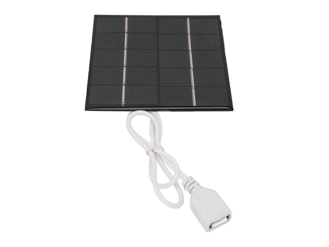 Panel solar mini USB 5V 1.2W portátil ligero de silicio policristalino para teléfono celular Truyuety