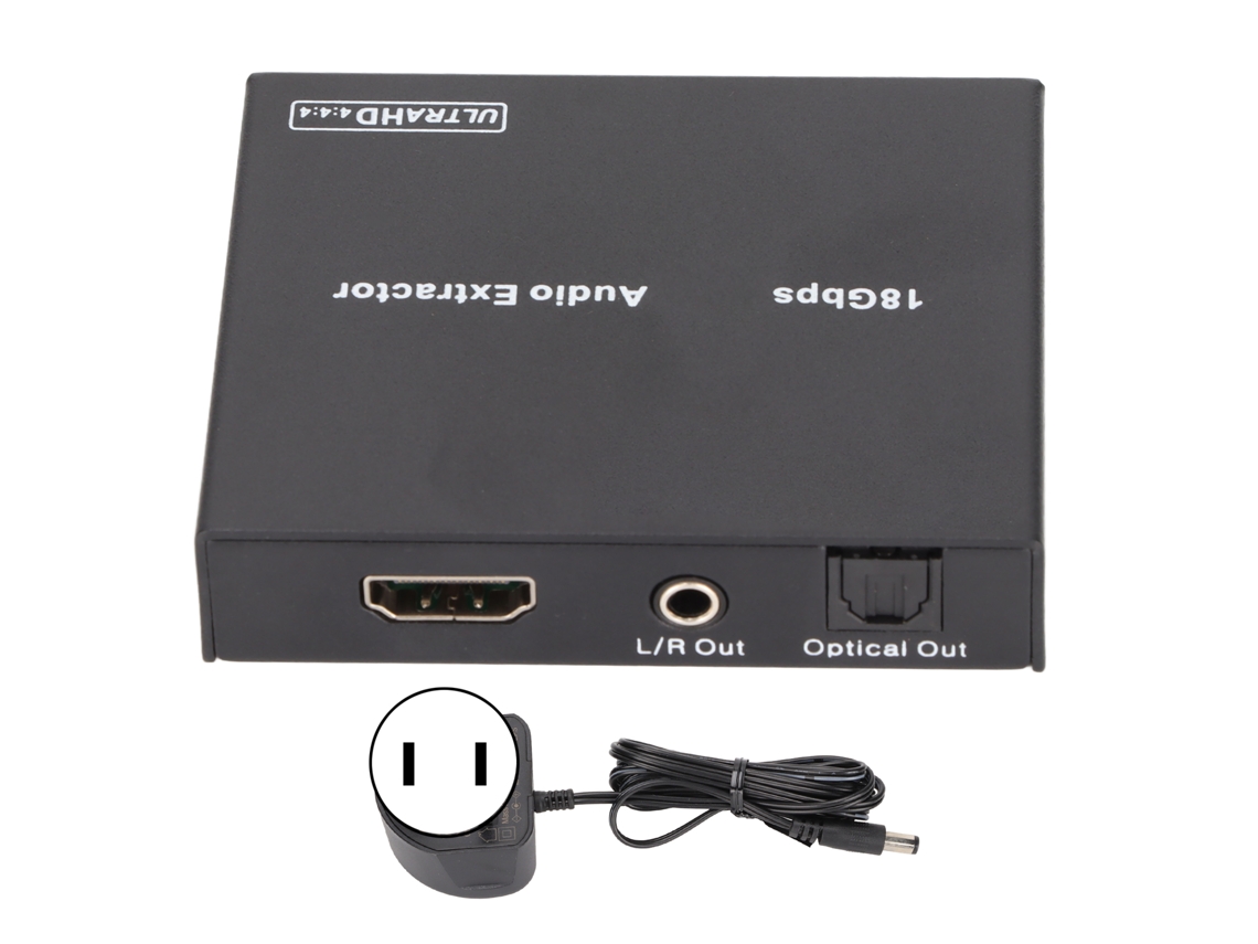 Extractor De Audio, Interfaz Multimedia Hd De 18 Gbps 4k2k 50/60 Hz, Compatible Con Hdcp 2.2 Y Dvi 1.0, Conector Usb.